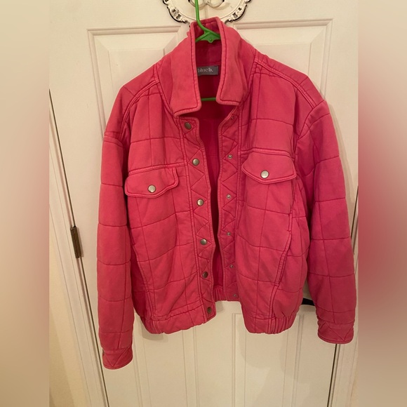 Women's Pink Quilted Jacket - Picture 1 of 6